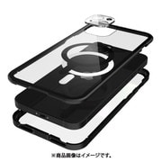 CT08AI6721 [Monolith Magnetica（モノリス マグネティカ） ブラック MagSafe対応 前面ゴリラガラス＋アルミバンパー for iPhone 14 Plus]