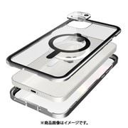 CT08AI6722 [Monolith Magnetica（モノリス マグネティカ） シルバー MagSafe対応 前面ゴリラガラス＋アルミバンパー for iPhone 14 Plus]