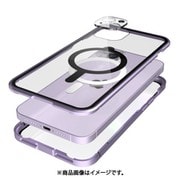 CT08AI6728 [Monolith Magnetica（モノリス マグネティカ） パープル MagSafe対応 前面ゴリラガラス＋アルミバンパー for iPhone 14 Plus]