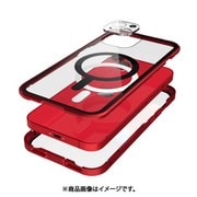 CT08AI6194 [Monolith Magnetica（モノリス マグネティカ） レッド MagSafe対応 前面ゴリラガラス＋アルミバンパー for iPhone 14]
