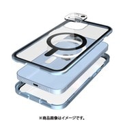 CT08AI6196 [Monolith Magnetica（モノリス マグネティカ） ブルー MagSafe対応 前面ゴリラガラス＋アルミバンパー for iPhone 14]
