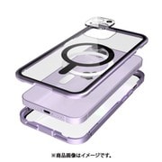 CT08AI6198 [Monolith Magnetica（モノリス マグネティカ） パープル MagSafe対応 前面ゴリラガラス＋アルミバンパー for iPhone 14]