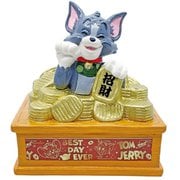 SAN3847 [トムとジェリー トム 貯金箱 宝くじスタンド付]