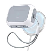 AirPods Pro 2用 HaloLock 搭載 Orbit Hybridケース ESR Orbit Hybrid Case with HaloLock for AirPods Pro Gen 2-White
