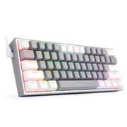 ゲーミングキーボード 英語コンパクト赤軸 メカニカル 61KEY K617-RGBGW-SE