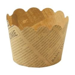 Style Dolce 製菓用品 紙製 マフィンカップ 6cm 英字 12枚入り LD-588