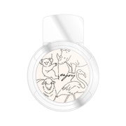 Ratta(ラッタ) カンタン着脱!名札クリップ アニマル ST518WH