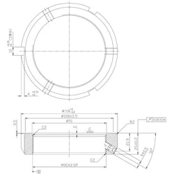 ヨドバシ.com - 日機 MF90X2.0P [日機 精密ロックナット MFシリーズ