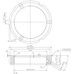 ヨドバシ.com - 日機 MF95X2.0P [日機 精密ロックナット MFシリーズ