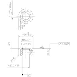 ヨドバシ.com - 日機 MR8X0.75P [日機 精密ロックナット MRシリーズ