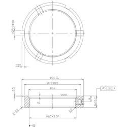 【送料無料/即納】 ヨドバシ.com - 日機 MRZ65X2.0P [日機 精密ロックナット MRZ 接合金具