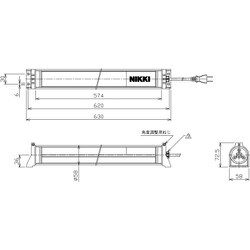 ヨドバシ.com - 日機 NLM26SG-AC [日機 防水型LEDリニアライトAC100～120V（2mコードプラグ付き）] 通販【全品無料配達】