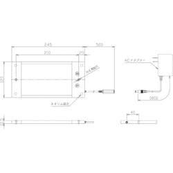 ヨドバシ.com - 日機 NLUD120-15-AC [日機 調光式LED面発光型ライト