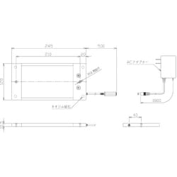 ヨドバシ.com - 日機 NLUD120-15（G）-AC [日機 調光式LED面発光型