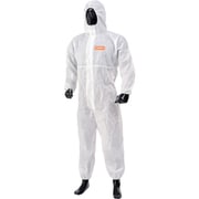 220-03174XXL [東レ LIVMOA2000化学防護服高通気タイプ オールホワイト]