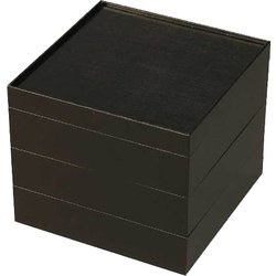 31320 [大黒 V-BOX 6.5寸 黒無地（金ボール付） 三段]