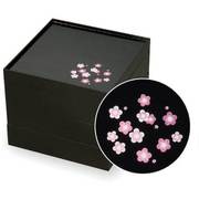 31340 [大黒 V-BOX6.5寸 花の舞 黒（金ボール付）三段]