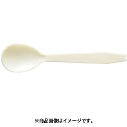 大黒 スープスプーン#120 （白）バラ 3770661