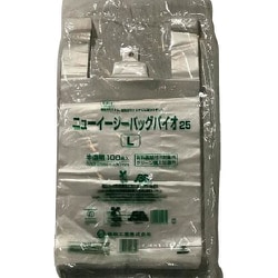 福助 ニューイージーバッグバイオ25 L 半透明 0364312