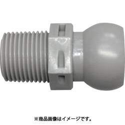 日機 クーラントシステム1/2 コネクター灰色 PT3/8 （10個入） 84046G（10）