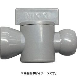 日機 クーラントシステム1/2 インラインバルブ灰色 1/2 （2個入） 84722G（2）