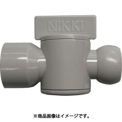 日機 クーラントシステム1/2 バルブ灰色 メネジPT1/2 （10個入） 84724G（10）