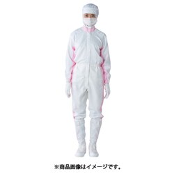 FC132B-14-LL [TriApex TriApex クリーンスーツ FC132B ホワイト/ピンク LL]