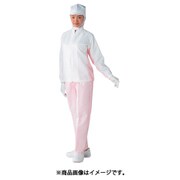 JA251B-14-5L [TriApex TriApex クリーンスーツ女子上衣 JA251B ホワイト/ピンク 5L]