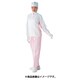 JA251B-14-L [TriApex TriApex クリーンスーツ女子上衣 JA251B ホワイト/ピンク L]
