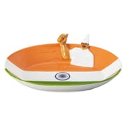 おもしろ食器 インドおじさん カレー皿 約24×18×6cm SAN3589