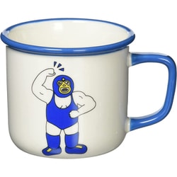 おもしろ食器 STRONGEST マスクマン マグカップ 約285ml 「DO IT」 青 SAN3609-1