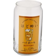 SAN3882-4 [おもしろ食器 缶型 グラス 約360ml 「ほど酔い ハイボール」]