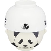 かわいい食器 モノクロあにまる 汁椀・お茶碗 セット ミニ パンダ SAN3311-1