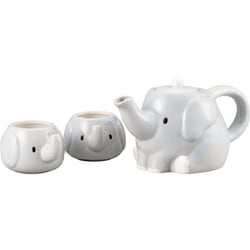 かわいい食器 ティーセット（ティーポット＆ティーカップセット） ぞう親子 SAN3751