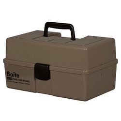 MA-4027 [Boite ツールボックス 仕切式 ガレージ DIY アウトドア 工具箱 パーツ ブラウン]