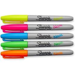 ヨドバシ.com - Sharpie 1860443 [シャーピーネオン 油性マーカー 5色