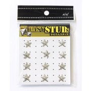 E-ST26-SL [爪スタッズ 星型 シルバーカラー 11mm 12個入り]