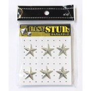 E-ST28-SL [爪スタッズ 星型 シルバーカラー 19mm 6個入り]