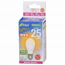 LED電球 小形 E17 25形相当 電球色 LDA3L-G-E17 IH23