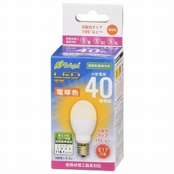 LED電球 小形 E17 40形相当 電球色 LDA4L-G-E17 IH23