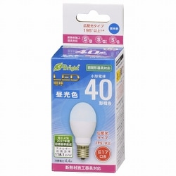 LED電球 小形 E17 40形相当 昼光色 LDA4D-G-E17 IH23