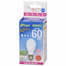 LED電球 小形 E17 60形相当 昼光色 LDA7D-G-E17 IH23