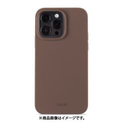 15714 [iPhone 14 Pro Max用 ソフトタッチシリコーンケース Dark Brown]