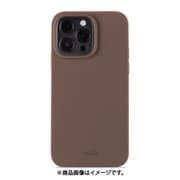 15714 [iPhone 14 Pro Max用 ソフトタッチシリコーンケース Dark Brown]