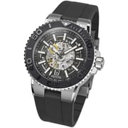 SPORTIVE（スポーティブ） 43mm ステンレススチール 自動巻き ラバーバンド メンズウォッチ 3441SKBKR