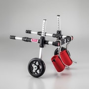 DGS-MH1RDT [犬用補助車 ドギーサポーター セット品 M 本体＋専用ハーネス 1 レッド]