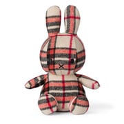 BTT-017BE BON TON TOYS Miffy Check ぬいぐるみ 23cm Beige [キャラクターグッズ]