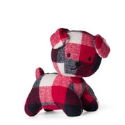 BTT-020RD BON TON TOYS Snuffy Check ぬいぐるみ 25cm Red [キャラクターグッズ]