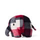 BTT-021RD BON TON TOYS Elephant Check ぬいぐるみ 20cm Red [キャラクターグッズ]