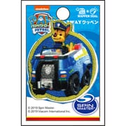 GFT01Y2346 パウ・パトロール シール＆アイロン 2WAY ワッペン 小 チェイス [キャラクターグッズ]